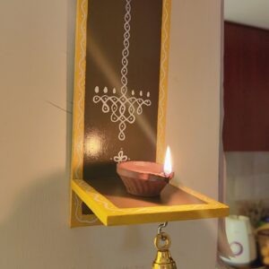 MDF Diya or lamp holder